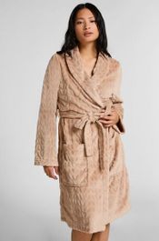 Hunkemöller fleece badjas met ritssluiting ijsblauw | wehkamp Hunkemöller fleece badjas met ritssluiting ijsblauw | wehkamp