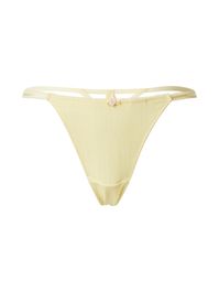 Hunkemöller string  lichtgeel / rosa