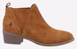 Hush puppies isobel leren dames laarzen in tan