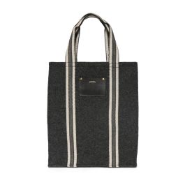 Isabel marant, dames, tassen, grijs, maat: one size leer,