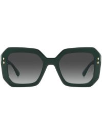 Isabel marant eyewear 0190gs zonnebril met vierkant montuur - groen