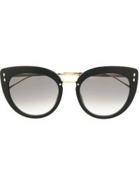 Isabel marant eyewear zonnebril met rond montuur - zwart