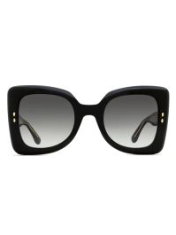 Isabel marant eyewear zonnebril met vlindermontuur en print - zwart