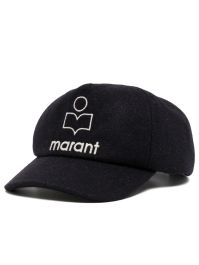 Isabel marant pet met geborduurd logo - blauw