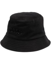 Isabel marant vissershoed met logo - zwart