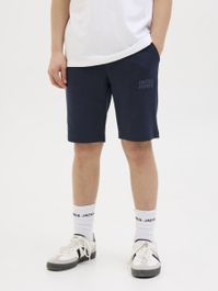 Jack & jones newsoft sweat short junior - maat 140