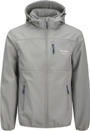 Jack&jones jjtheo softshell jacket heren jas - ultimate grey