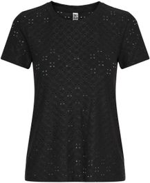 Jdy jdycathinka s/s tag top jrs noos dames t-shirt - black