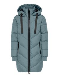Jdy wintermantel 'jdyskylar' cyaan blauw / zwart