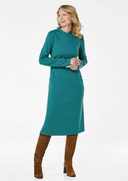 Jersey jurk - donkergroen - gr. 22 van goldner fashion