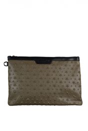 Jimmy choo derek clutch bruin