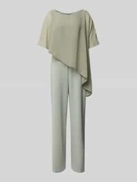Groene Jumpsuit met cape