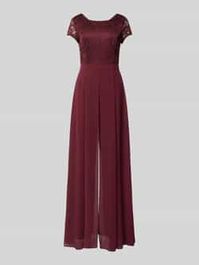 Jumpsuit met ronde hals - Groen