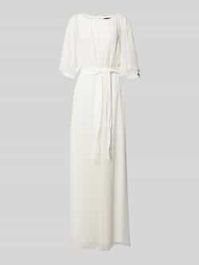 Jumpsuit met strikceintuur - Groen