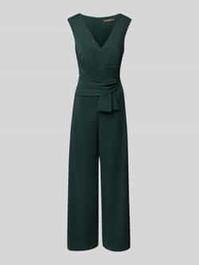 Groene Jumpsuit met v-hals