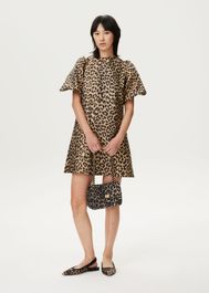 Jurk met panterprint - xl,xxl,m - costes atelier