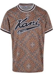 Karl kani shirt  bruin / zwart / wit