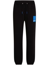 Karl lagerfeld jeans trainingsbroek met logo - zwart