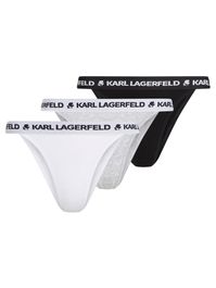 Karl lagerfeld string grijs gemêleerd / zwart / wit