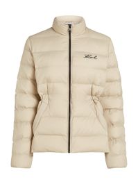 Karl lagerfeld winterjas beige / zwart
