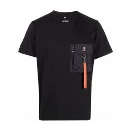 Katoenen zak t-shirt parajumpers , zwart , heren - Zwart