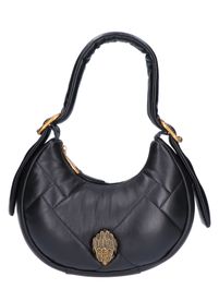 Kensington puff small hobo bag black