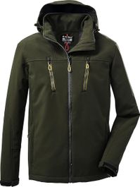 Killtec kow 163 softshell jacket m | dark moss - xxl