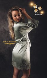 Wikoan Badjas voor dames, lichte kimono-badjas met V-hals, lange badjas voor loungewear, nachtkleding, borstvoeding, zwangerschap met zakken, Kobalt Wikoan Badjas voor dames, lichte kimono-badjas met V-hals, lange badjas voor loungewear, nachtkleding, borstvoeding, zwangerschap met zakken, Kobalt