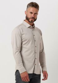 Beige Kit desoto casual overhemd 97028-3