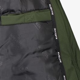 Groene Kjelvik gevoerde heren softshell jas