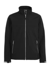 Zwarte Kjelvik outdoor softshell jack odense zwart
