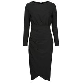 Korte jurk karl lagerfeld long sleeve jersey dress