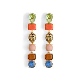 Kurt geiger oorbellen mixed gem linears multi