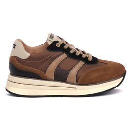 Lage sneakers keys dark brown silvia