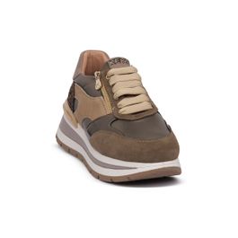 Lage sneakers keys golden beige