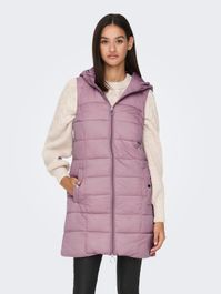 Lang gewatteerd gilet
