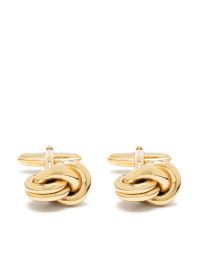 Lanvin manchetknopen met geknoopt detail - goud