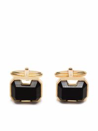 Lanvin rechthoekige manchetknopen - goud