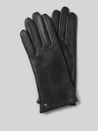 Paarse Leren handschoenen van haarscherp nappaleer