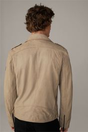 Leren jas parkley, beige