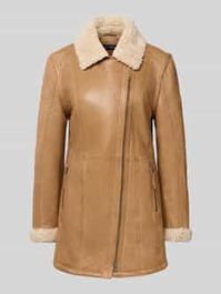URBAN 5884 Milou leren jas voor dames, dijbeenlange URBAN 5884 Milou leren jas voor dames, dijbeenlange