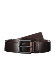 Lerros leren riem donkerbruin
