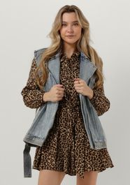 Lichtblauwe colourful rebel gilet yalou denim gilet