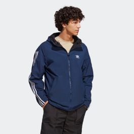 Lichtgewicht omkeerbare jas adidas originals , blauw , heren