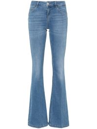 Liu jo low waist flared jeans - blauw - Blauw