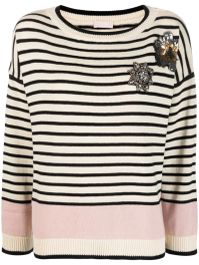 Liu jo trui met applicatie - beige