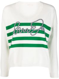 Liu jo trui met logo applicatie - wit
