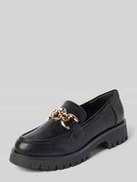 Loafers in leerlook - Rood