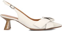 Lodi slingbacks dames kal5307, maat: 41, materiaal: leer, kleur: wit