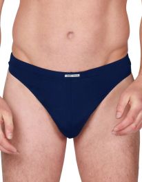 Look heren string micro 1478 - microfiber mannen string - donkerblauw - zwart - rood